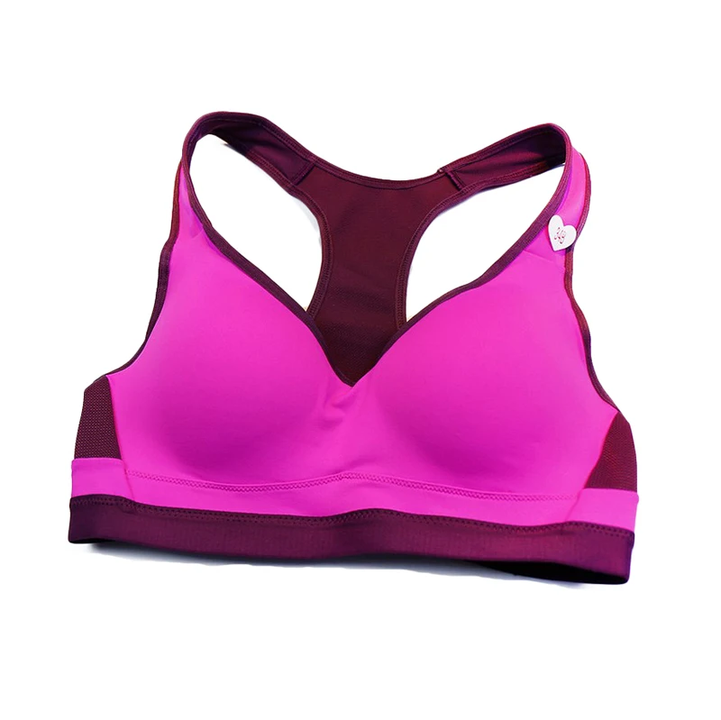 Укороченный спортивный бюстгальтер Женский бесшовный для фитнеса тренажерного