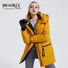 MIEGOFCE 2021 Зимняя новое женское хлопковое пальто трикотажное декольте высококачественные детали женское пальто пальто из парки Зимние пальто женские куртка из хлопка