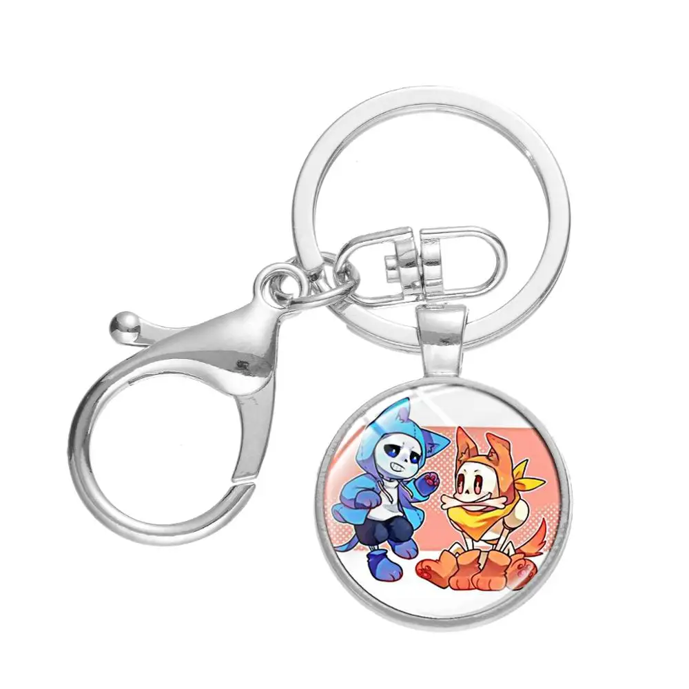 Модный Аниме игра Undertale брелок мультфильм Санс искусство постер стекло кабошон