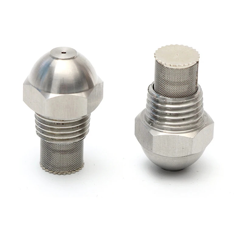 

1/4'' Oil Burner nozzle 0.2mm-1.8mm Full Size Waste Oil Burner Misting Spraying Fuel Jet Nozzle