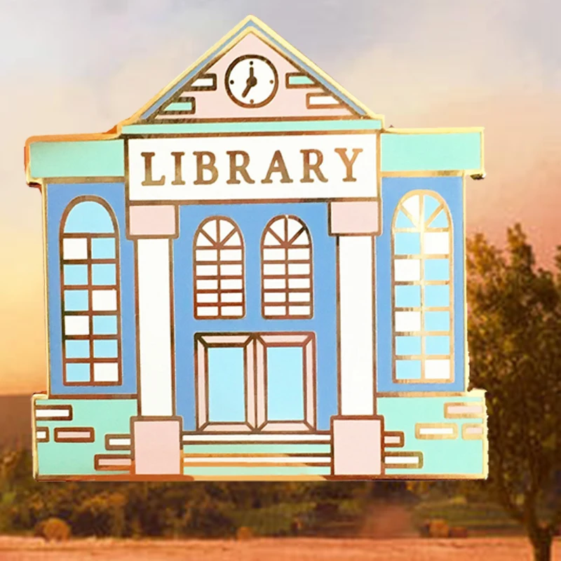 Брошь для библиотеки значок чтения в раю эмалированная брошь книг библиотекаров