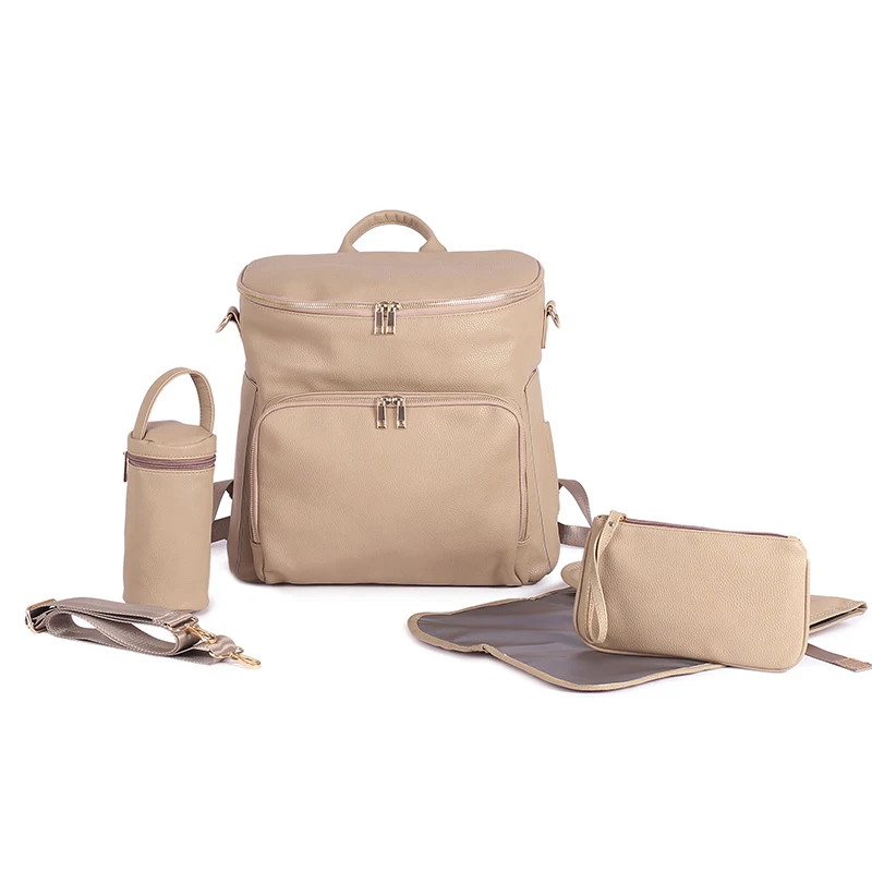 New Design Diaper Backpack Vegan Leather Baby Bags for Mom Dad Waterproof Changing Bag with Changing Pad Nappy Nursing Bags
New Design Diaper Backpack Vegan Leather Baby Bags for Mom Dad Waterproof Changing Bag with Changing Pad Nappy Nursing Bags