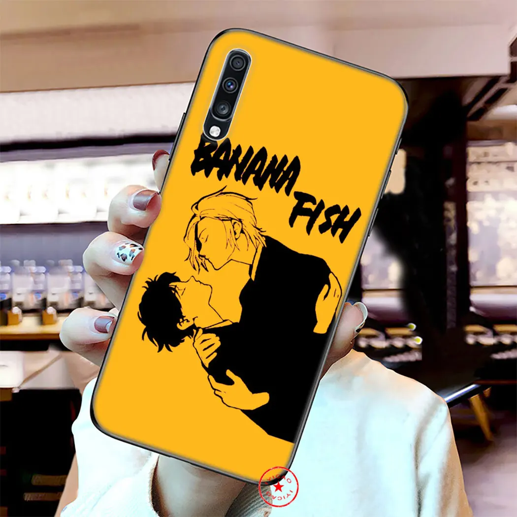 Banana Fish Silicone Soft Phone Case for Samsung Galaxy S20 S10 S9 S8 Plus Lite Ultra S6 S7 Edge S10e TPU Cover |