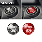 Углеродное волокно для Mini Cooper R55 R56 R57 R58 R59 R60 R61 аксессуары кнопка запуска и остановки двигателя автомобиля внутренняя отделка крышка наклейка
