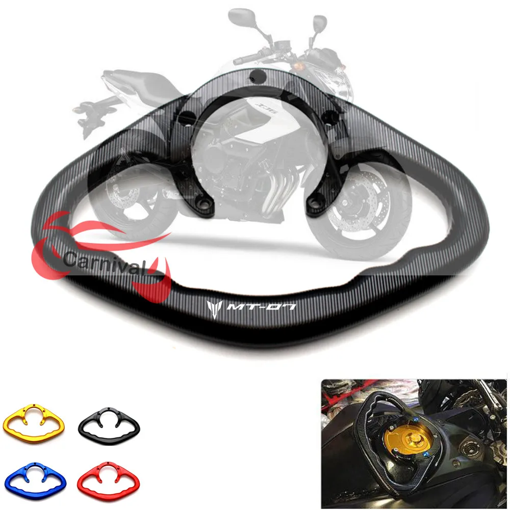 ForYamaha MT 07 09 аксессуары с ЧПУ пассажирские ручки удержания топливный бак поручень