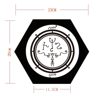 Новый ПВХ Ретро тотемный символ шестиугольная плитка наклейки для ванной кухни