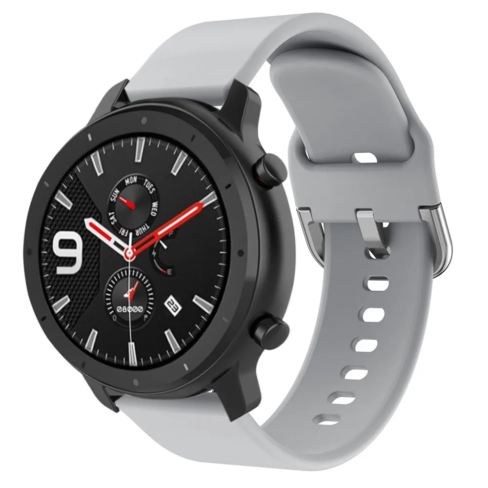 20 мм 22 мм спортивный ремешок для часов Ремешок Для Xiaomi Huami Amazfit GTR 47 мм Stratos 2 2S ремешок для часов Amazfit GTR 42 мм GTS ремни