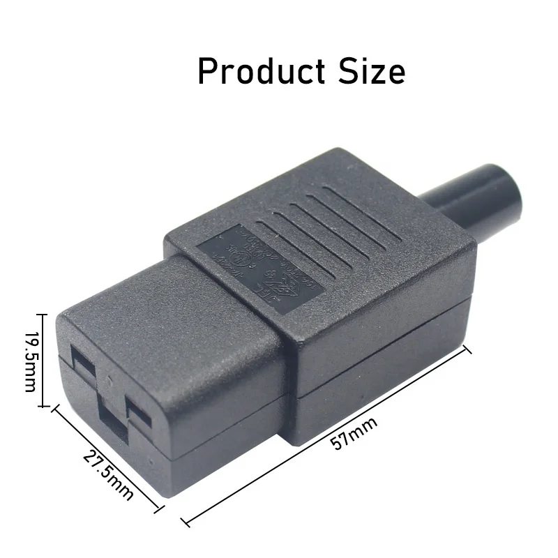 Разъем для электрического кабеля питания переменного тока IEC320 C19 16 А 250 В - купить