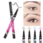 Черная жидкая подводка для глаз, 1 шт., водостойкая женская косметика, Высококачественная Стойкая подводка для глаз, легкая в нанесении косметика, 4 цвета