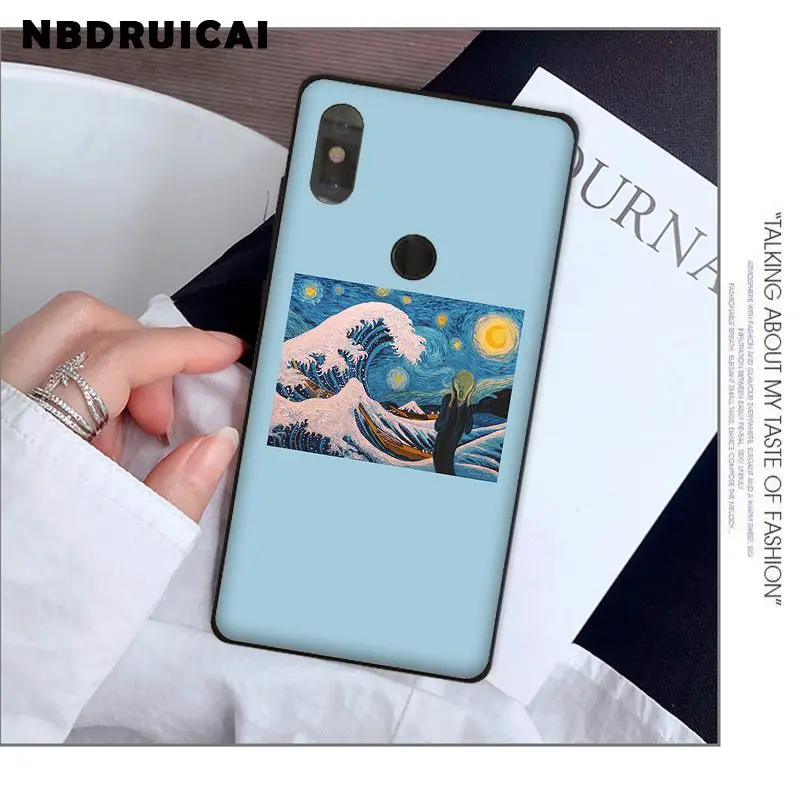 

NBDRUICAI artistic, aesthetic, Van Gogh, Mona Lisa Phone Case Cover for Xiaomi 8 9 se 5X Redmi 6pro 6A 4X 7 5plus note 5 7 6pro