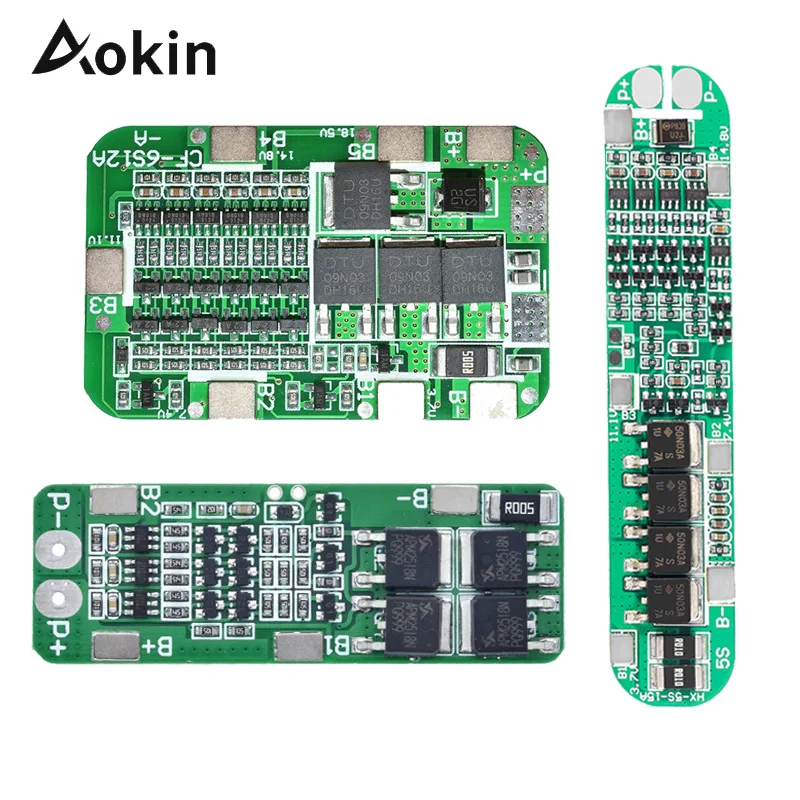 

4S 5S 6S 3-5A 15A 24V литий-ионная литиевая батарея 18650 зарядное устройство PCB BMS MOS транзистор перезаряд короткого замыкания Lipo Cell Module