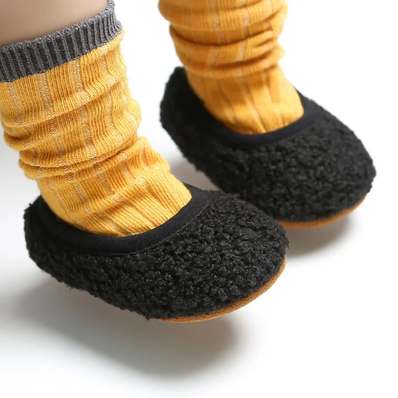 

Newborn Baby Cute Winter Warm Shoes Infant Boy Girl Anti-Slip Casual Walking Shoes Sneakers Soft Soled First Walkers Hot Sell