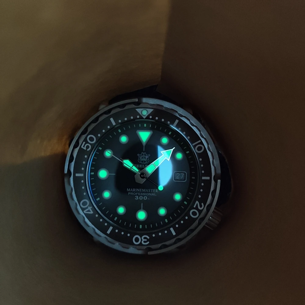 Дата часы для мужчин автоматические механические 316L твердые нержавеющая сталь