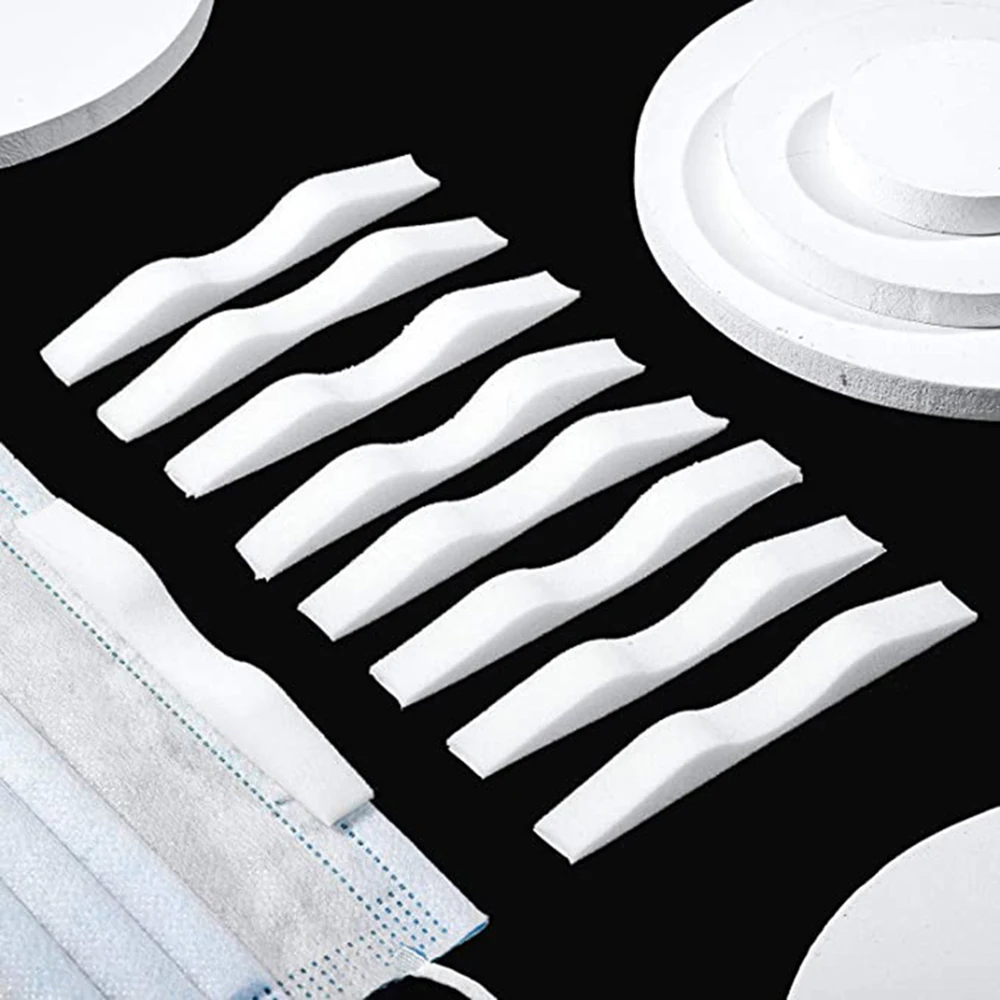 

Fast Delivery Mask Pad Seal Accessory Pads Nose Bridge Comfortable Diy Sponge 10pcs Bandage Mascara Facial