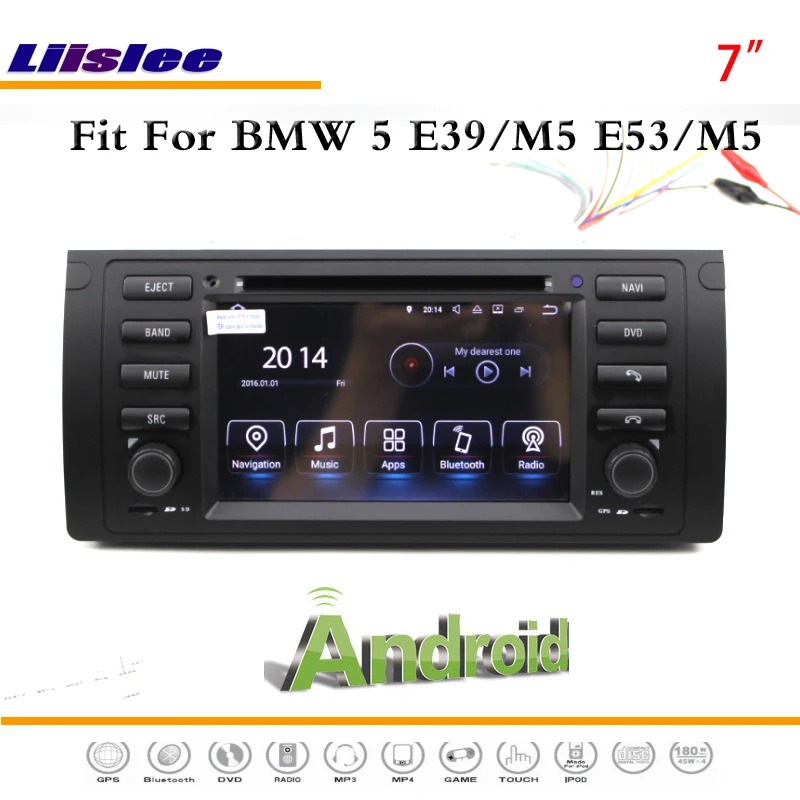 Фото Мультимедийный проигрыватель для BMW 5 серии E39/M5 E53/M5 стерео радио CD DVD GPS