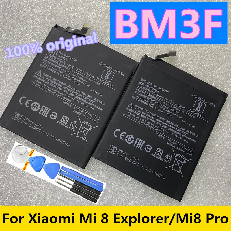 Оригинальный запасной аккумулятор 3000 мАч BM3F для телефона Xiaomi Mi 8 Explorer /