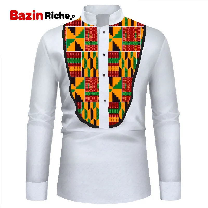 Сезон весна-осень В африканском стиле мужская рубашка одежда для детей вечерние