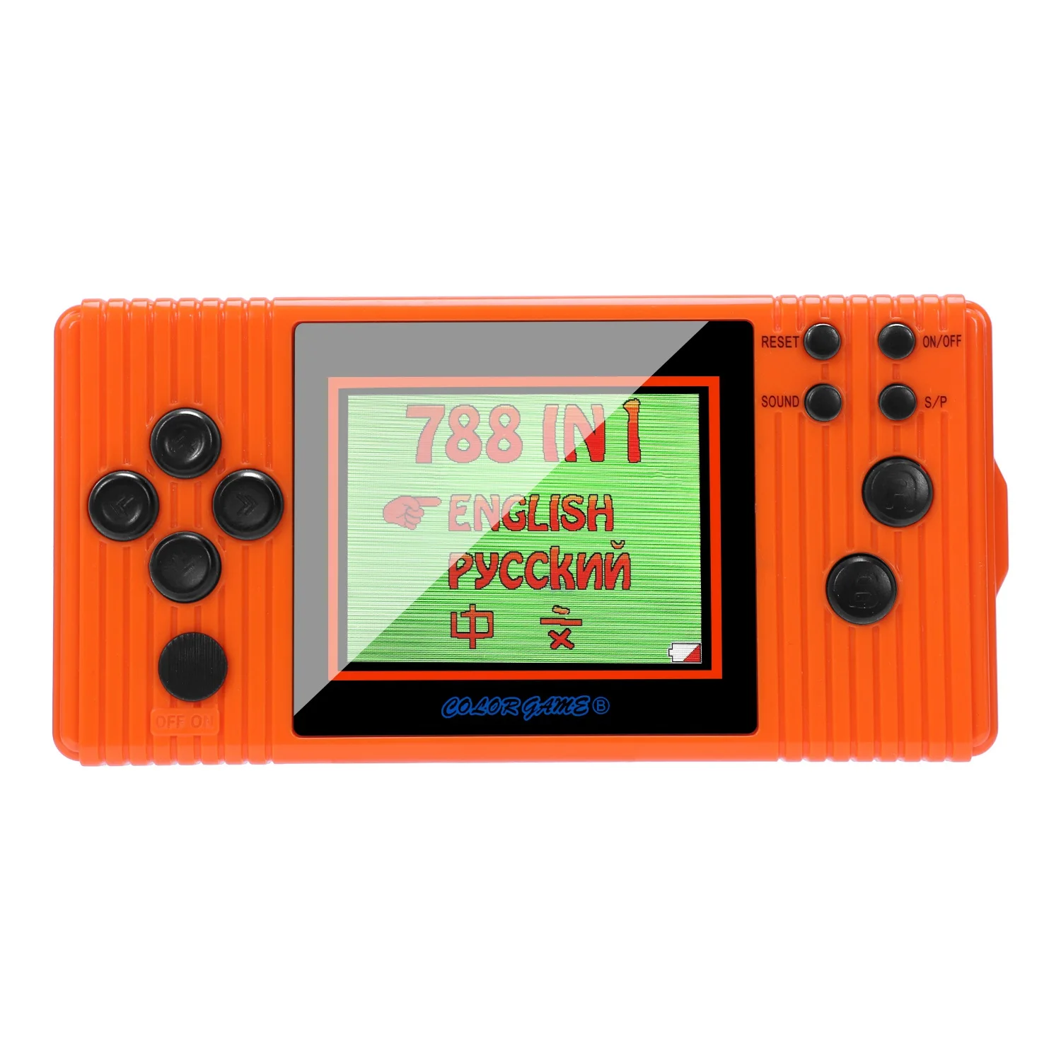 Children's Handheld Game Console 3.0 Inch Color Screen Video Built-In 788 Gamepad Tetris Puzzle | Электроника