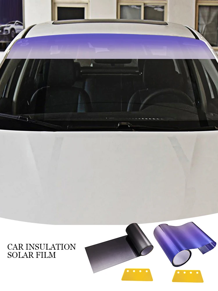 Солнцезащитный козырек на лобовое стекло автомобиля защита от солнца наклейка