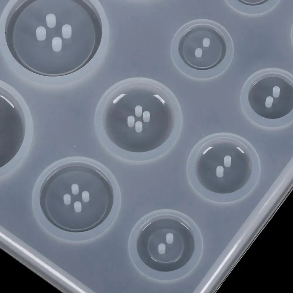 

DIY Material Button mould Silicone Epoxy Button Design Jewelry Casting Pendant Making Craft Decor Handmade Mold