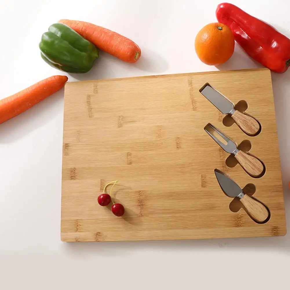 Набор доски для сыра прочная доска с 3 ножами резки набор посуда колбасы