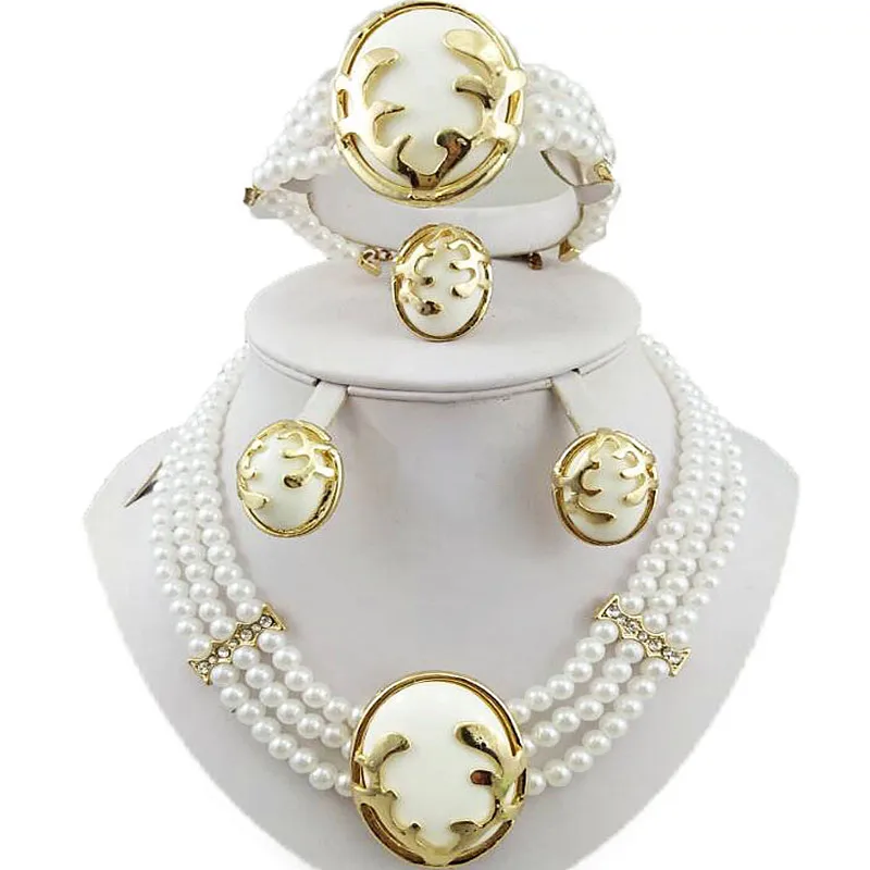 Ювелирные изделия Африканский бисер наборы свадебных ювелирных изделий набор