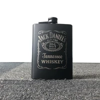 stainless steel wine pot black paint wine pot portable outdoor flask alcohol hip flask for alcohol men gift set