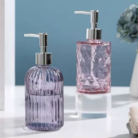 glass soap dispenser bathroom hair conditioner shampoo bottle hand washing storage bottles kitchen detergent empty sub bottle