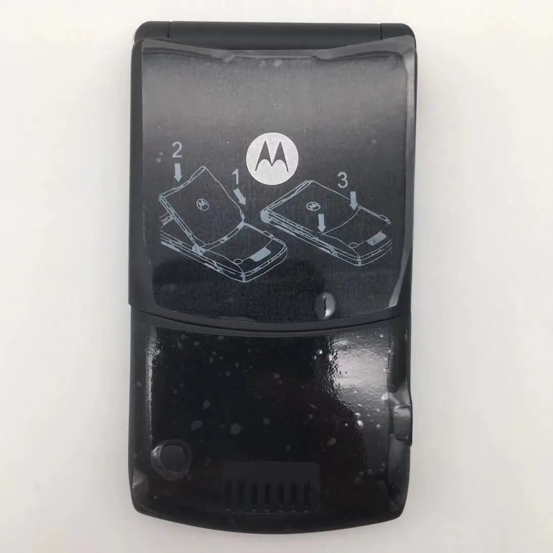 Motorola V3 Refurbished-Original unlocked Flip Fold Phone 2.2 inches GSM Support Russian keyboard code OWHC1000 | Мобильные телефоны