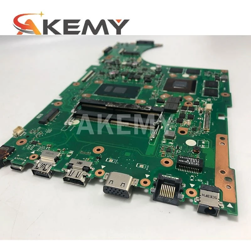 

Akemy Laptop motherboard For ASUS X756UXK X756UX X756UW X756UWK X756UV X756UQ mainboard W/ GTX950-4GB GPU I7-6500U DDR4