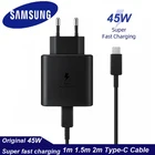 Samsung оригинальное зарядное устройство 45 Вт для Samsung GALAXY Note 10 Plus USB-C A91 S20 + S21 Ultra