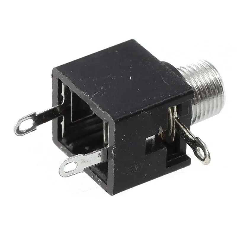 10 Pcs 3 Pins Chassis Mount Female 3.5Mm Mono Jacks Socket Connectors | Электроника