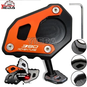 390 ADV Adventure 2020-2021 Kickstand Side Foot Stand Enlarger Extension Enlarger Pate Pad 390 Adventure Accessories Motorbike