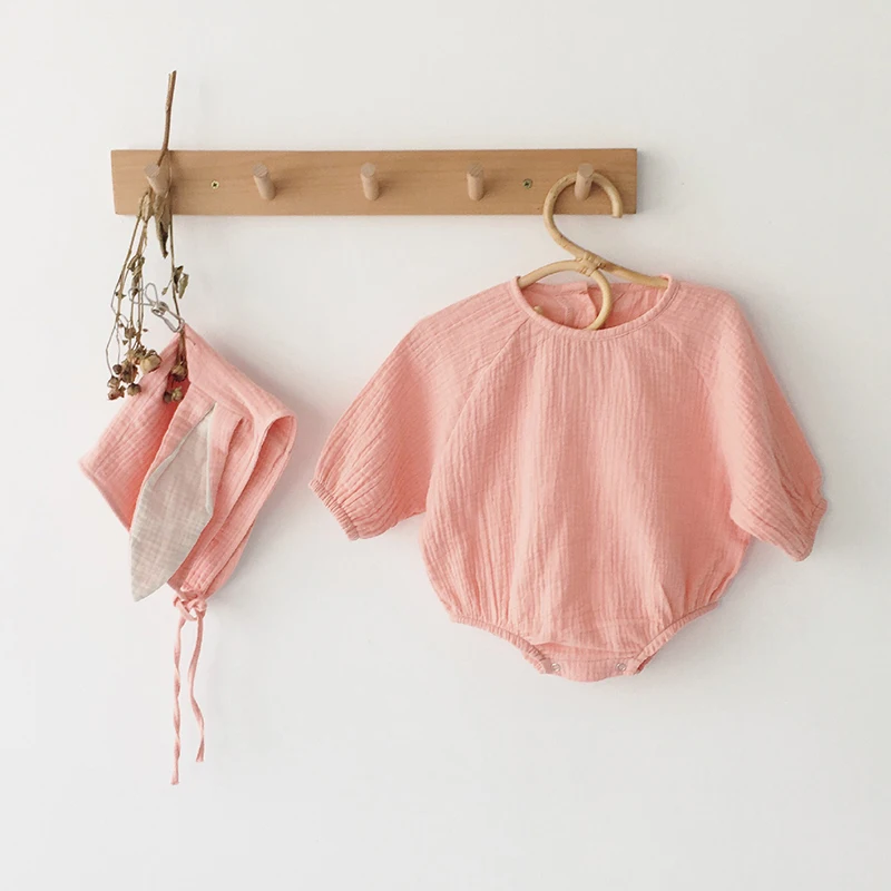 pink Одежда для новорожденных; Детский комбинезон; одежда для маленьких девочек; одежда с длинными рукавами; Зимний Рождественский подарок; детская одежда - Цвет: pink