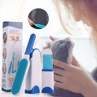dog comb tool pet hair remover brush dog cat fur brush base double side home furniture sofa clothes lint brush for cleaning