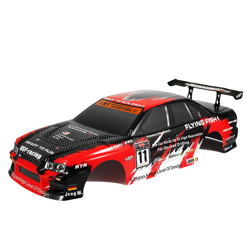 Корпус HSP RC для Redcat Exceed 1/10 полноприводный гоночный Дрифт с наклейками|Детали и