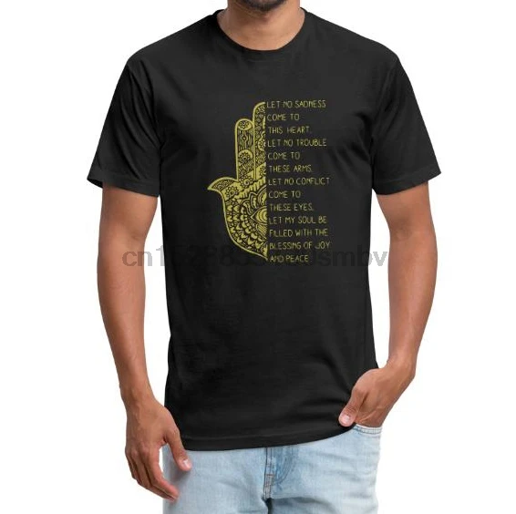 Мужская футболка hamsa hand-hamsa hand quote soul-унисекс Поли хлопок Футболка wo тройники топ |