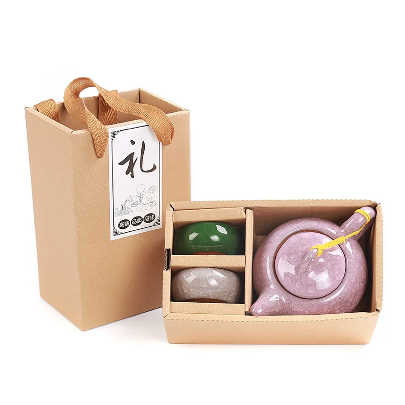 Портативный китайский чайный набор кунг фу для путешествий улицы офиса простое