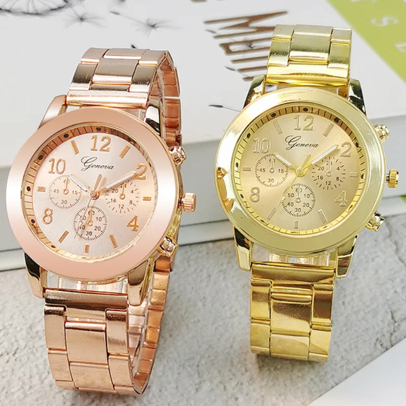 Women For Watches Golden Watch Stainless Steel Ladies Creative Quartz Bracelet Female Clocks Gift Relogio Feminino Reloj Mujer
