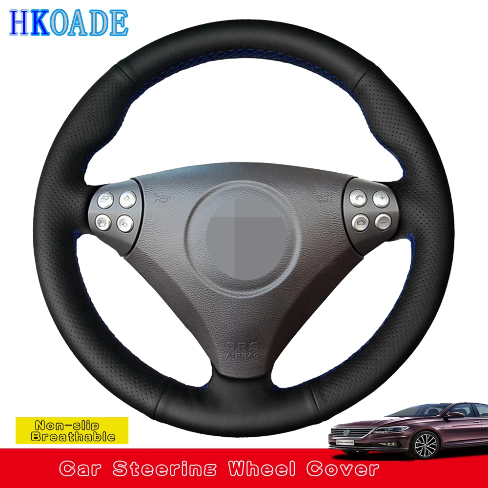 Сделай Сам черный искусственная кожа PU ручная строчка для Mercedes Benz SLK Class W170 W171 2004