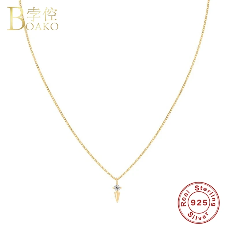 Ожерелье женское из серебра 925 пробы в виде Луны | Украшения и аксессуары