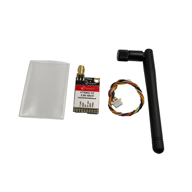 Видеопередатчик PandaRC VT5801 v2 VT5805 FPV 5 8 ГГц 48 каналов 25/100/200/400 МВт переключаемый OSD