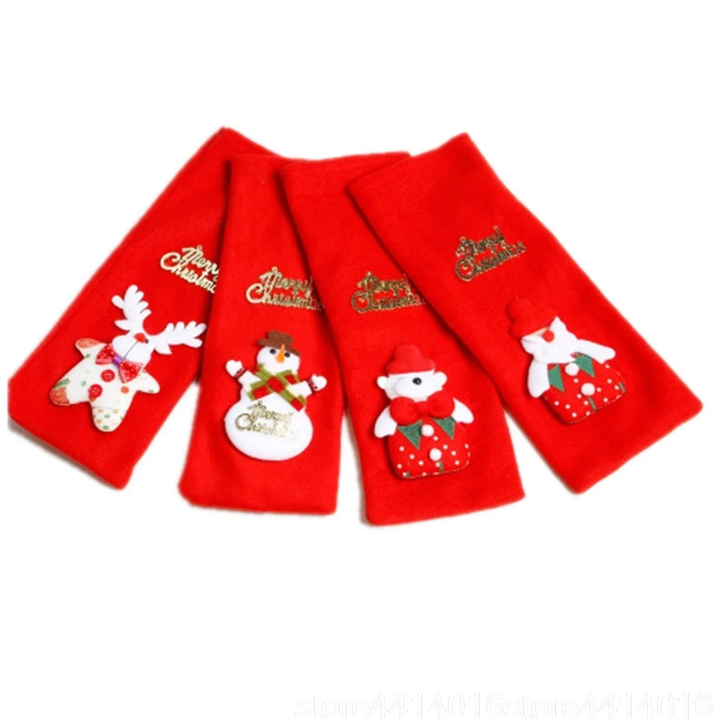 Нетканый детский набор сумка для вина в виде Санты лося снеговика украшение