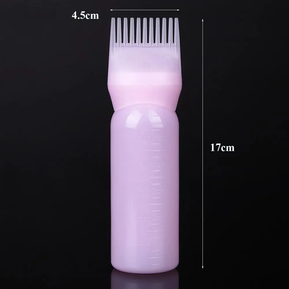 Многоразовая расческа аппликатор для окрашивания волос 120 мл|Бутылки с
