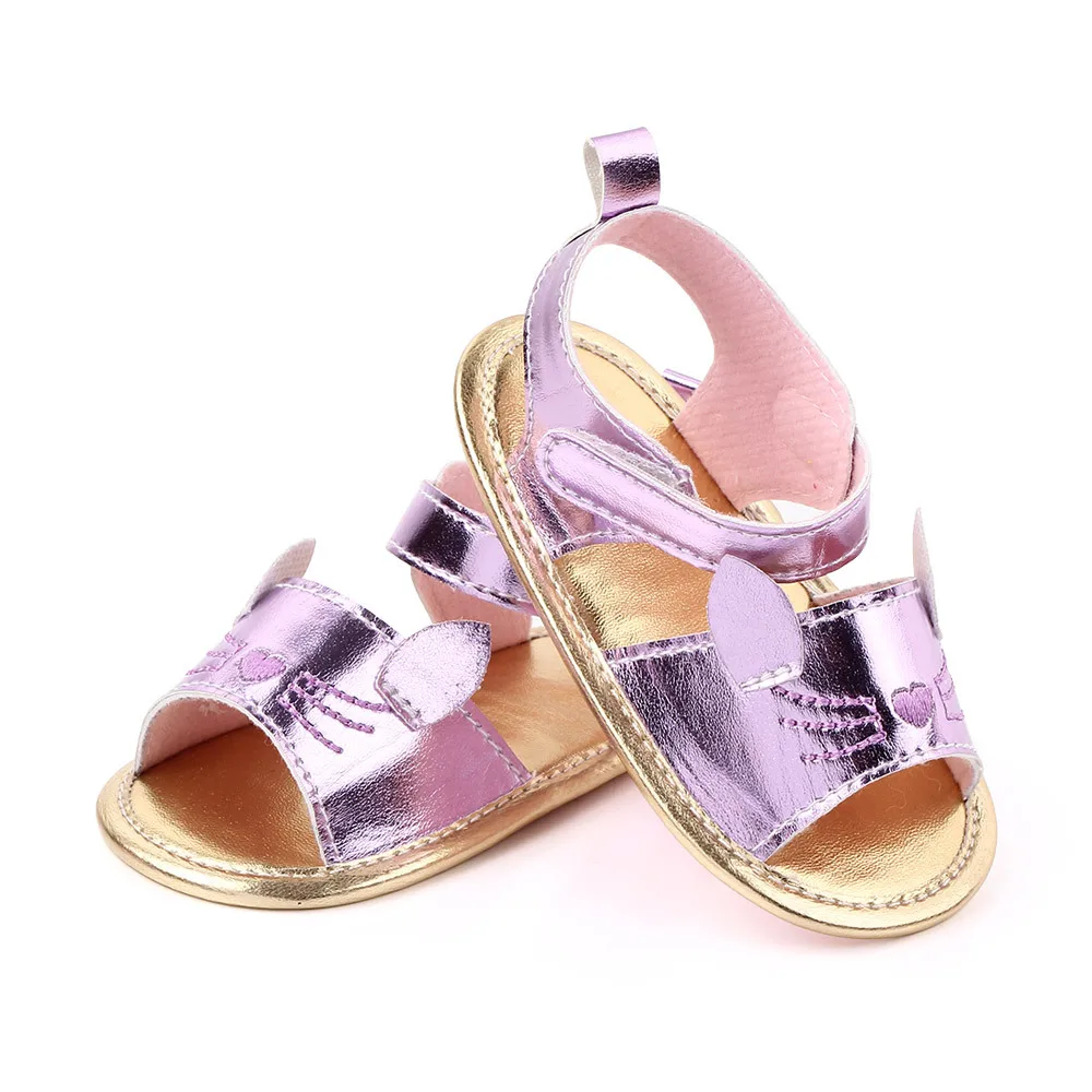 

New Fashion Infant Baby Boy Summer Shoe Toddler Leather Shoes for Girl Soft Sole Cute Cartoon Animal Newborn Footwear 1 Year Old