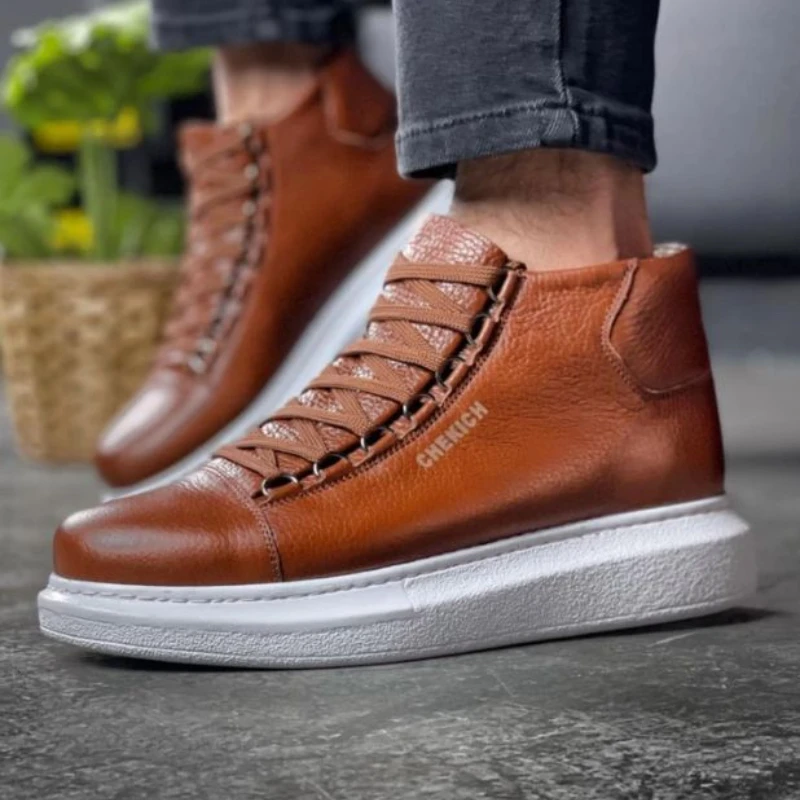 

2021 Summer New Men's Fashion Casual Pu Increased One Foot Men's Shoes Comfortable Young Men's Flat Wedges Cool Shoes ZZ118