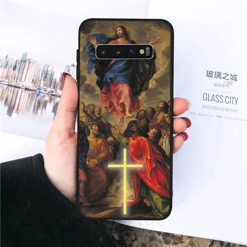 

Cross christ jesus Phone Case For Samsung galaxy S 8 9 10 20 21 30 A 30 50 51 70 note 10 plus Ultra 5g