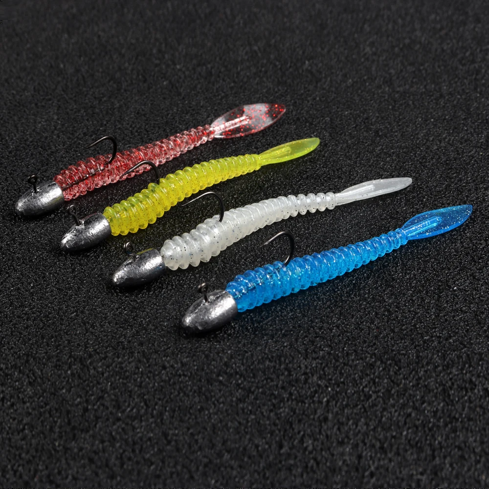 JOHNCOO 50 шт. Ajing мягкая UL приманка для рыбной ловли Rockfish meвру плавающие приманки