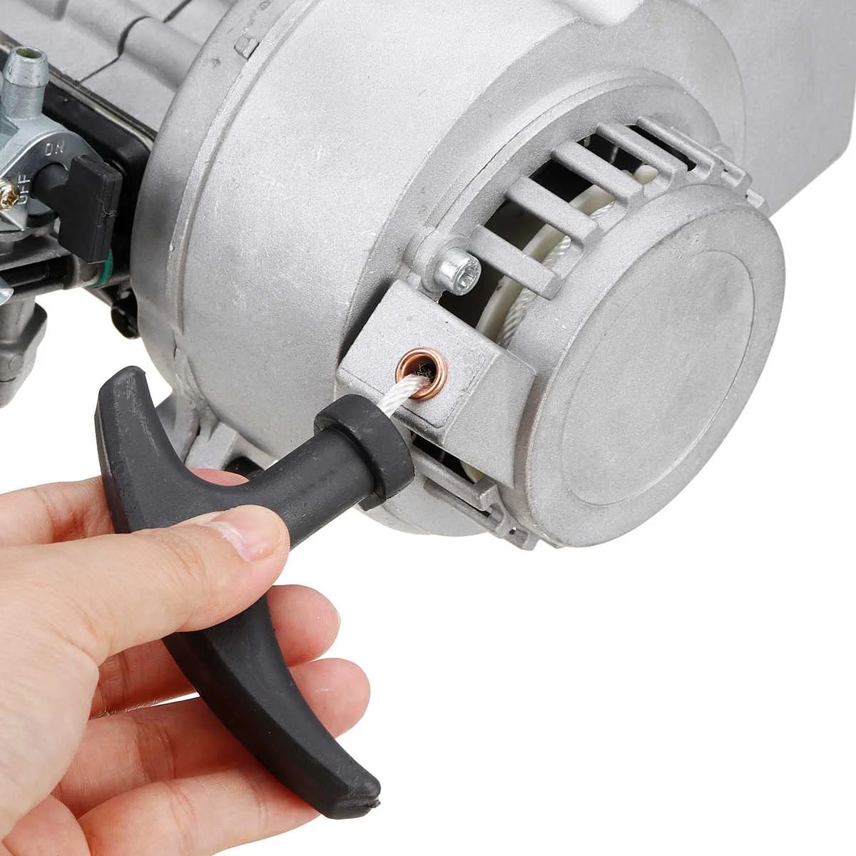 Карманный двигатель велосипеда 2-тактный Пусковой ручка двигателя дроссельной