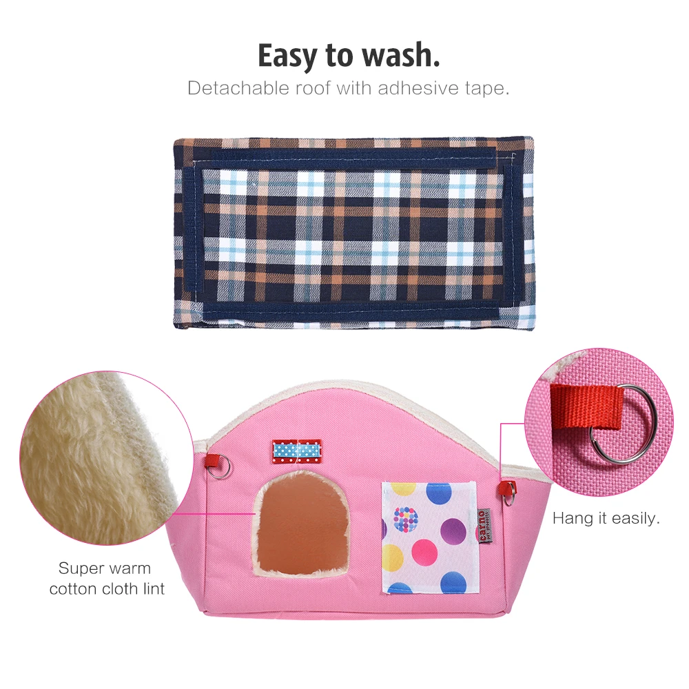 Горячая морская свинка Гамак Висячие уютные дома кровать пещера животное Птичье